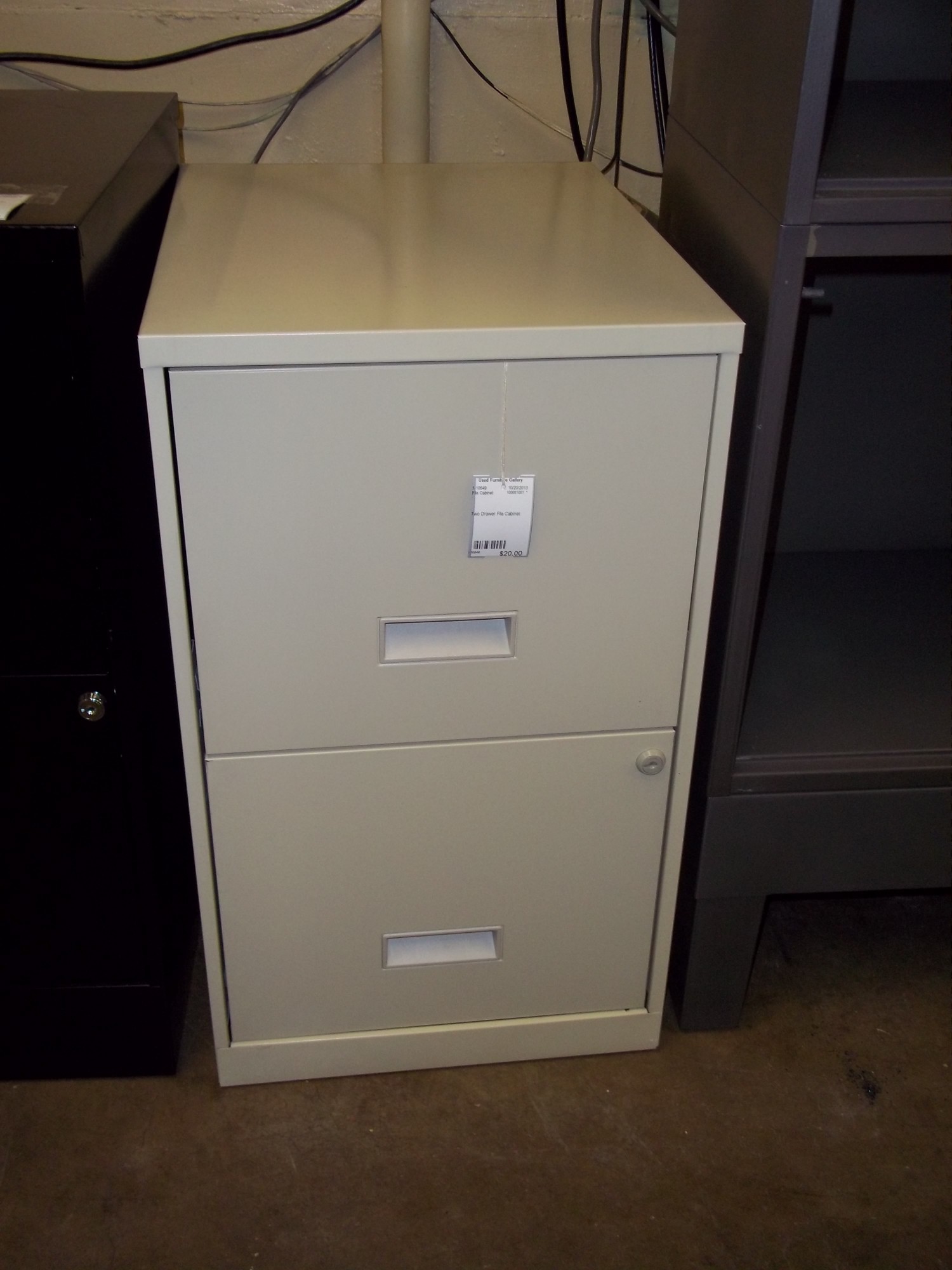 (P 110649) TwoDrawer Metal File is sold!