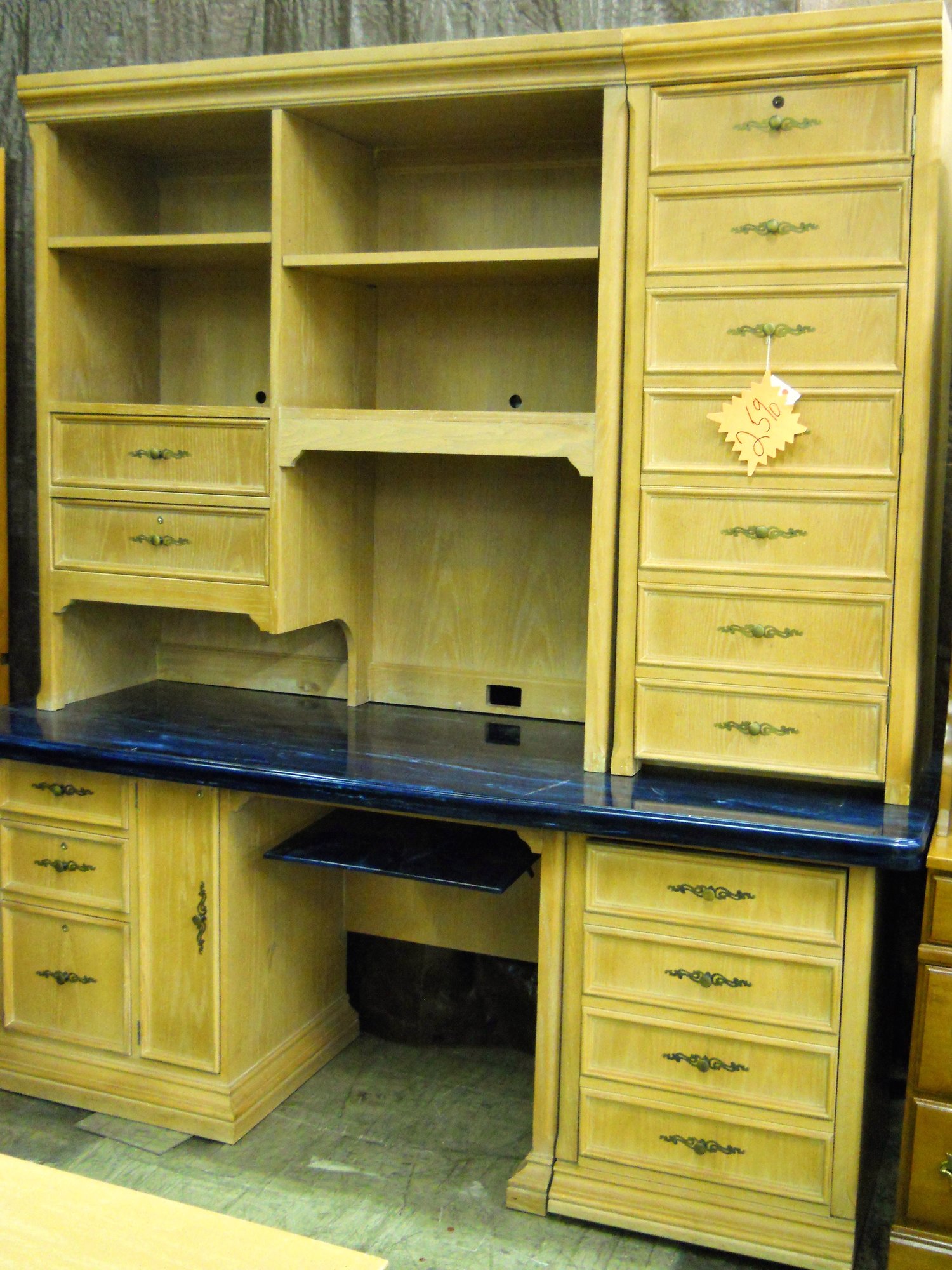 (P111422) Heckman Desk Wall Unit with Keys is sold!