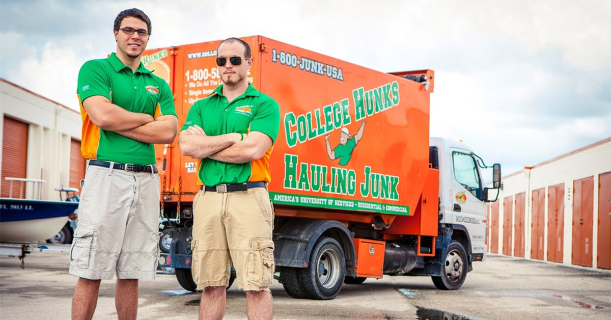 College Hunks Hauling Junk Franchise Opportunity Franchise Panda