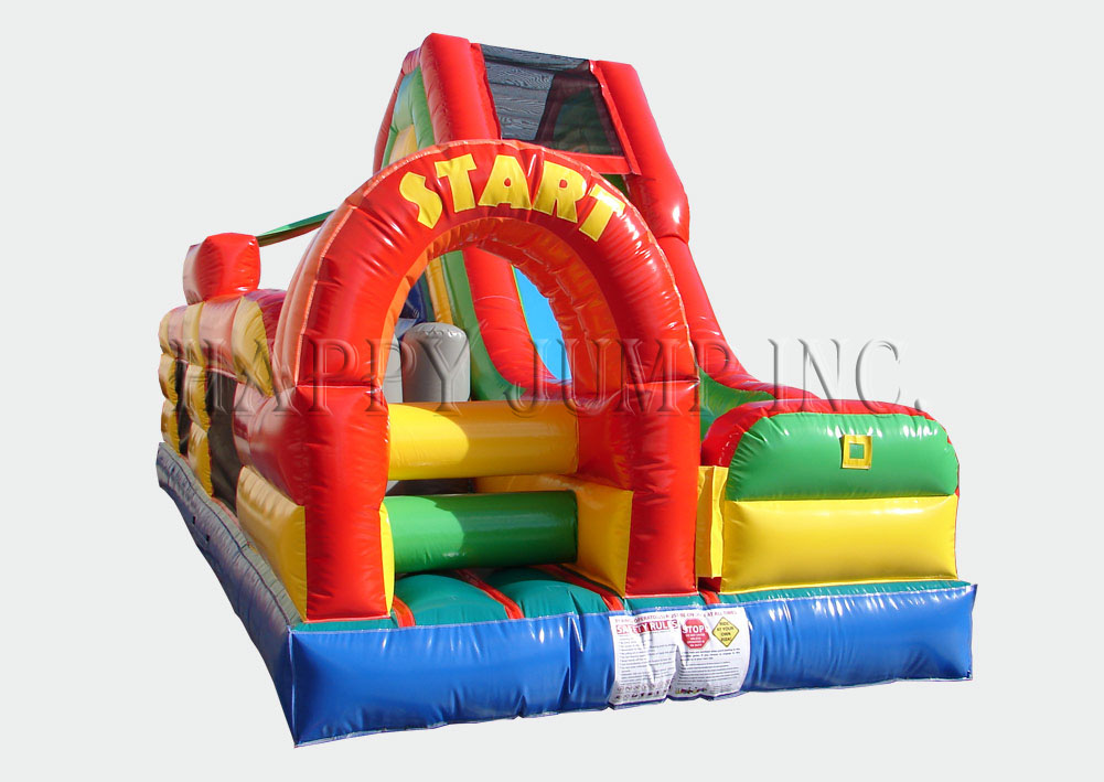 Carnival Course Challenge Bounce House Slide image - Jacksonville, FL