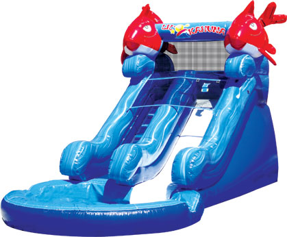 Lil Kahuna Slide 14' Bounce House Water Slide WET or DRY image - Jacksonville, FL