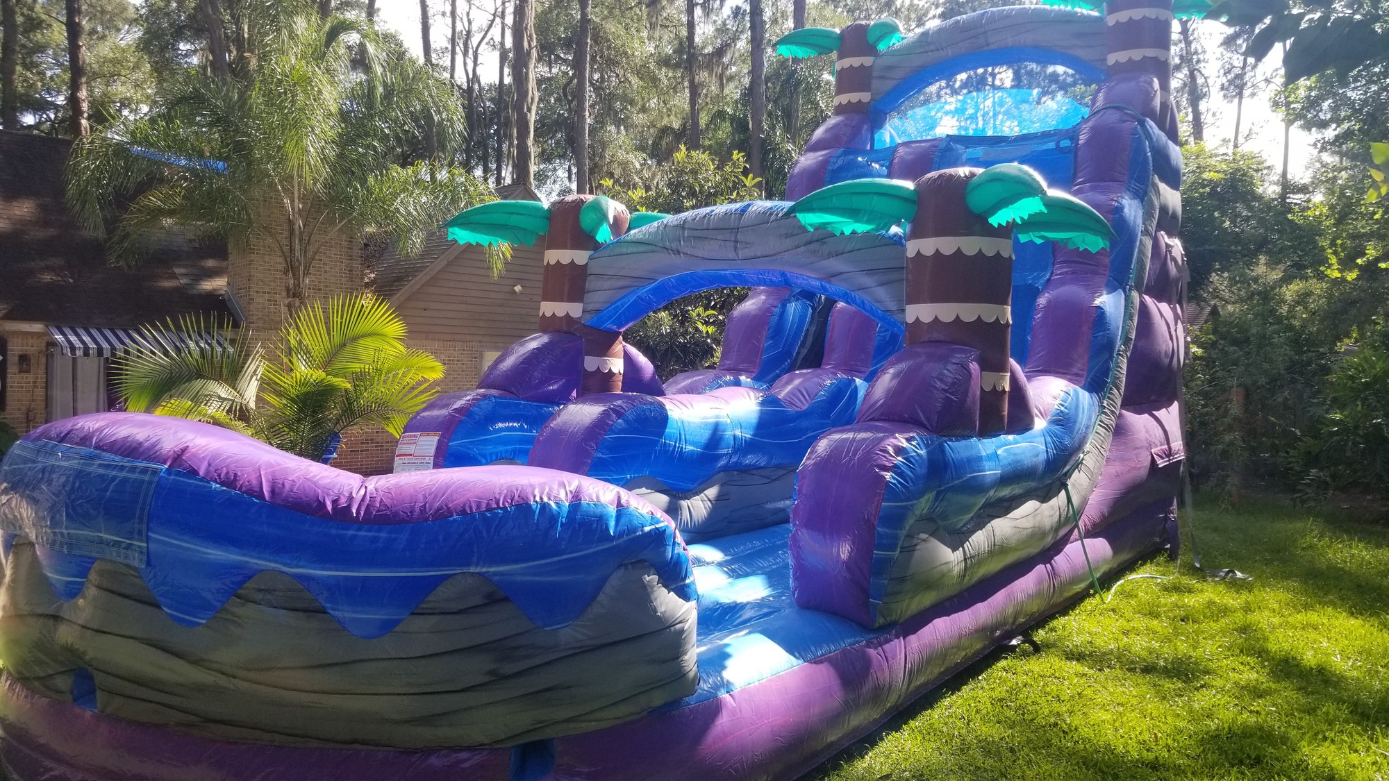 Bayou Blast - 19'  Bounce House Water slide WET of DRY image - Jacksonville, FL