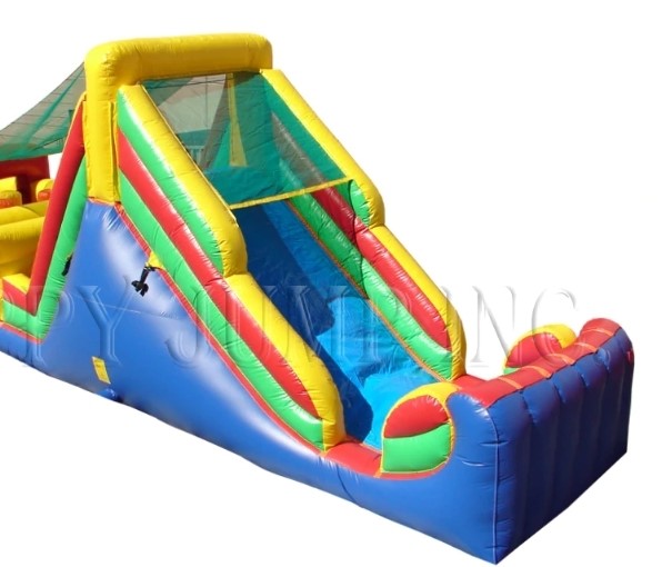 Rainbow Slide DL 17' Bounce House Waterslide Wet or Dry image - Jacksonville, FL
