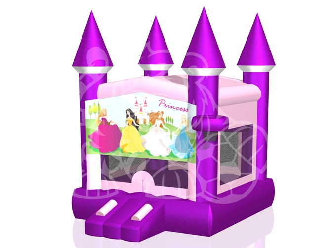 Modular Princess Castle Bounce House Hopper #3 image - Jacksonville, FL