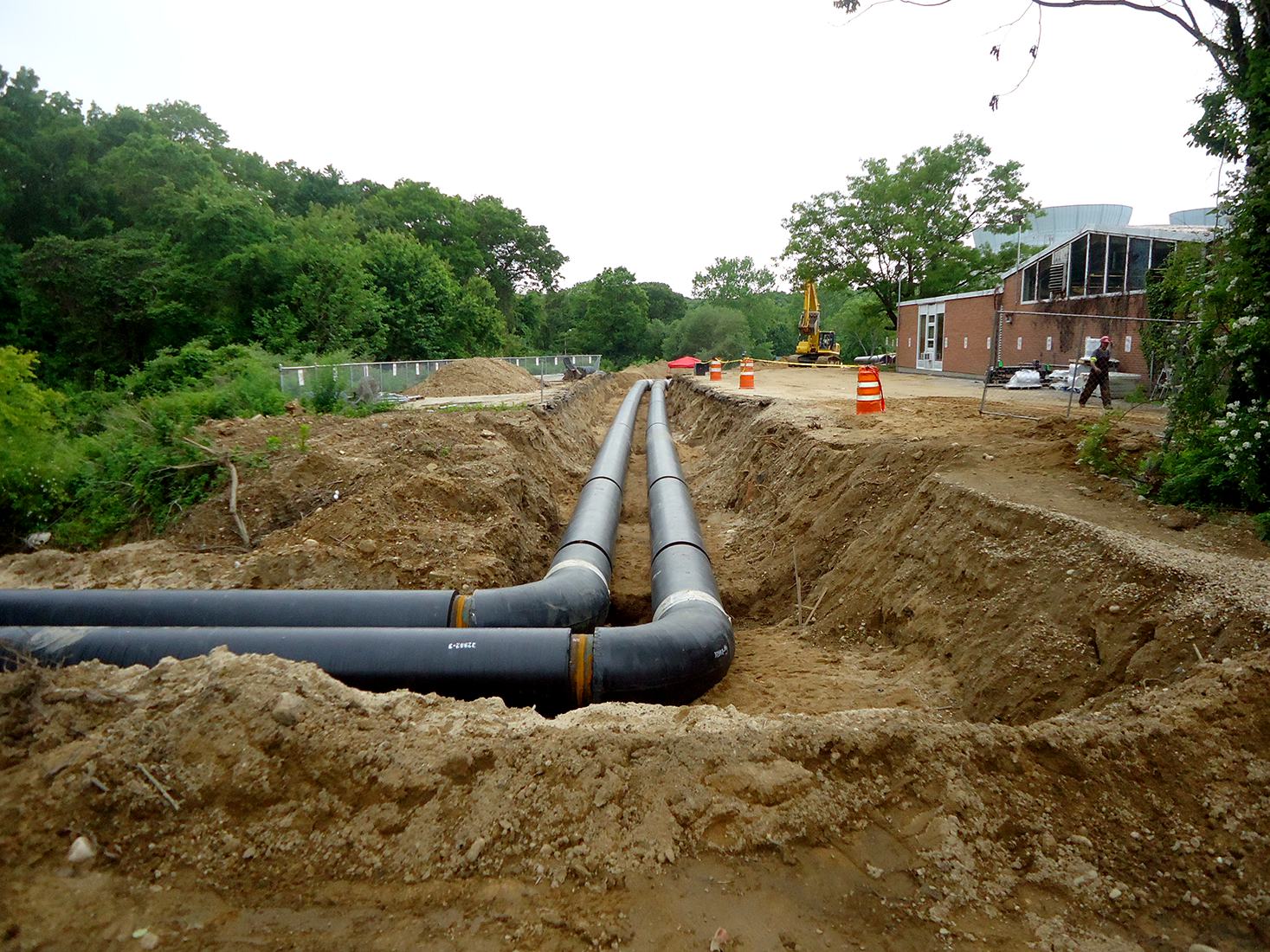 Direct Buried Pipe Projects In The Northeast All State Construction Chilled Water Pipe Replacement