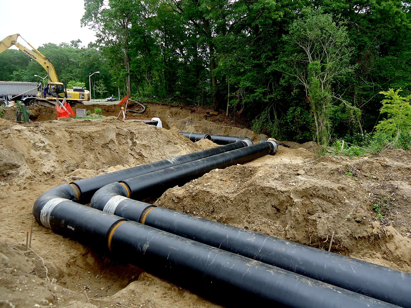 Direct Buried Pipe Projects in the Northeast | All State Construction