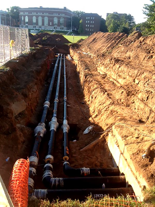 Direct Buried Pipe Projects In The Northeast All State Construction Steam Chilled Water Pipe Replacement